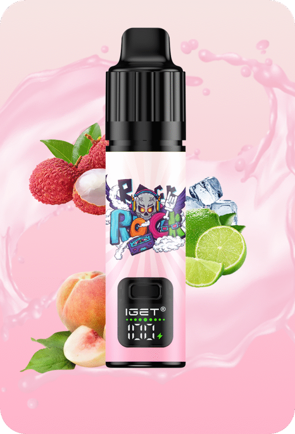 IGET Barplus Peach Lychee Lime Ice Vape For Sale – 10,000 Puffs